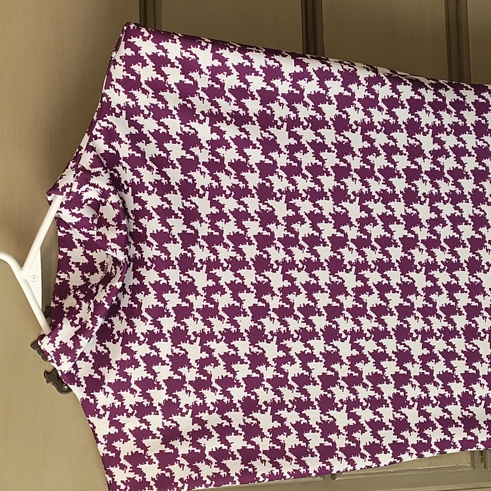 H&M purple and white Chic Houndstooth Sleeveless Dress - Picture 2 of 4